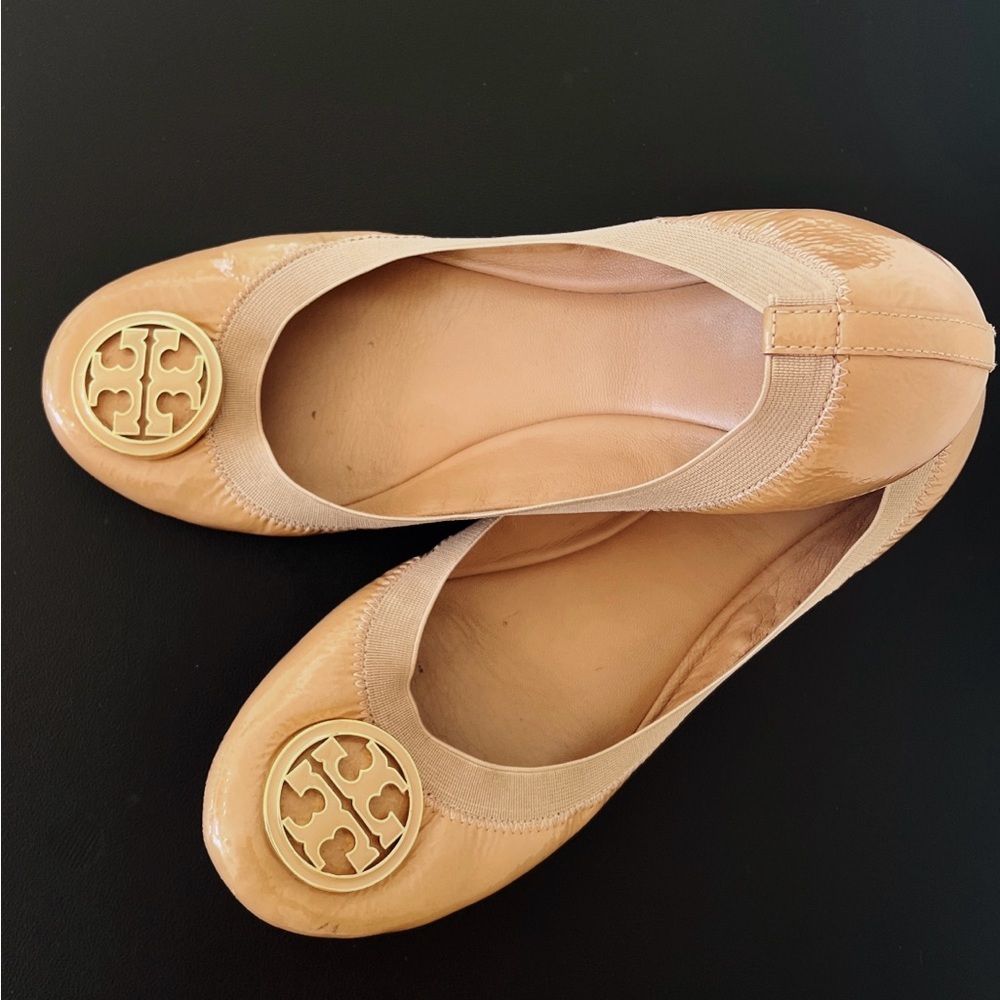 Tory Burch Tan Ballerina Flat